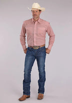 Roper 2500 Saltillo Foulard (Rust) - Men's Western Shirt