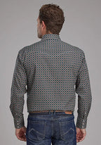 Roper Oak Forest Acorn Foulard (Brown) - Men's Western Shirt