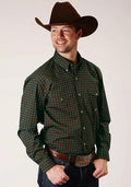 Roper 1376 Agave Foulard (Brown) - Men's Western Shirt