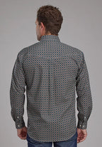 Roper 2151 Acorn Foulard (Brown) - Men's Western Shirt