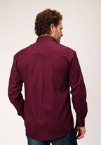 Roper 1847 Four Leaf Foulard (Red) - Men's Western Shirt