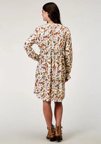 Roper 1990 Feather Print (Multi) - Women's Dress