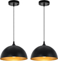 2 Farmhouse Dome Pendant Lights