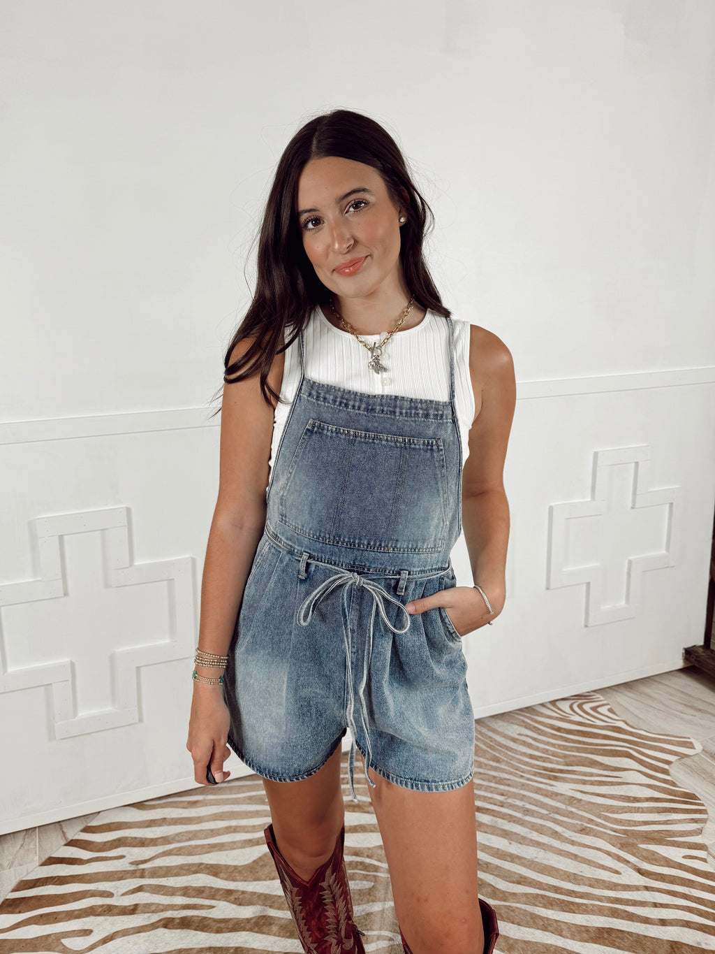 The Durango Denim Romper