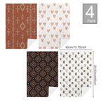 Baha Ranch Highlands Southwest Set of 4 Kitchen Dish Towels Made in America