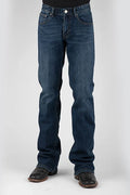 Tin Haul 1661 Jagger Stretch Fit (Dark Wash) - Men's Bootcut Jeans