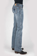 Tin Haul 280 Rosie Fit Embroidered Back  Pocket ( Denim Light Wash ) - Women's Jeans