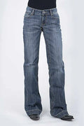 Tin Haul 460 Ella Fit Blue Loop Pocket ( Denim Dark Wash ) - Women's Jeans