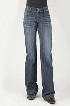 Tin Haul 460 Ella Fit Plain Pocket ( Denim Dark Wash ) - Women's Jeans