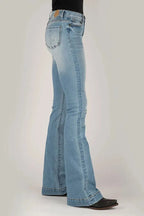 Tin Haul Libby High Rise Flare (Light Wash) - Women's Jeans