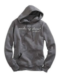 Tin Haul Script Print (Grey) - Women's Hoodie Sweatshirt