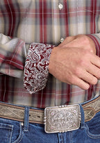 Stetson 2398 Diamond Ranch (Wine) - Men's Western Shirt