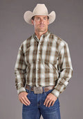Stetson 2399 Sandy Ombre (Brown) - Men's Western Shirt