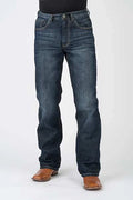 Stetson 1312 Fit Pieced Pockets (Dark Wash) - Men's Jeans