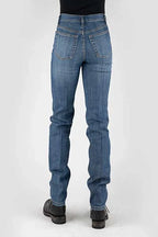 Stetson 915 High Rise Straight Fit (Medium Wash) - Women's Jeans