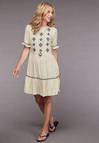 Stetson 2098 3/4 Sleeve (Cream) - Women's Dress