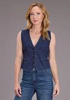 Stetson Dark Rinse Denim - Women's Vest