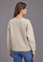 Stetson Yellow Logo (Beige) - Women's Hoodie Sweatshirt