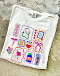 Nurse stamps tee