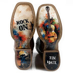 Tin Haul Guitar Man/Rock On - Men's Leather Cowboy Boot