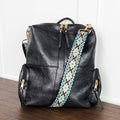Charis Convertible Vegan Leather Backpack – 2 Strap Set