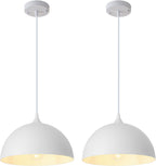 2 Farmhouse Dome Pendant Lights