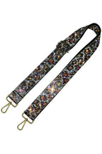 1.5 Inches Leopard Rhinestone Guitar Strap
