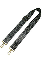 1.5 Inches Leopard Rhinestone Guitar Strap