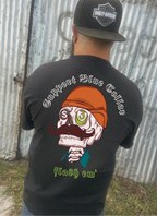 Blue Collar Flash Em tee