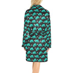 Turquoise Cowgirl Hat Women's Western Bath Robe
