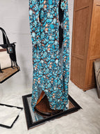 Baha Ranch All Turquoise Long Duster Dress