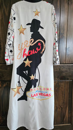 Baha Ranch Viva Las Vegas Rodeo Women's Western Duster Dress