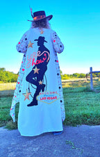 Baha Ranch Viva Las Vegas Rodeo Women's Western Duster Dress