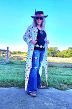 Baha Ranch Viva Las Vegas Rodeo Women's Western Duster Dress