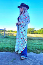 Baha Ranch Viva Las Vegas Rodeo Women's Western Duster Dress