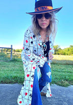 Baha Ranch Viva Las Vegas Rodeo Women's Western Duster Dress