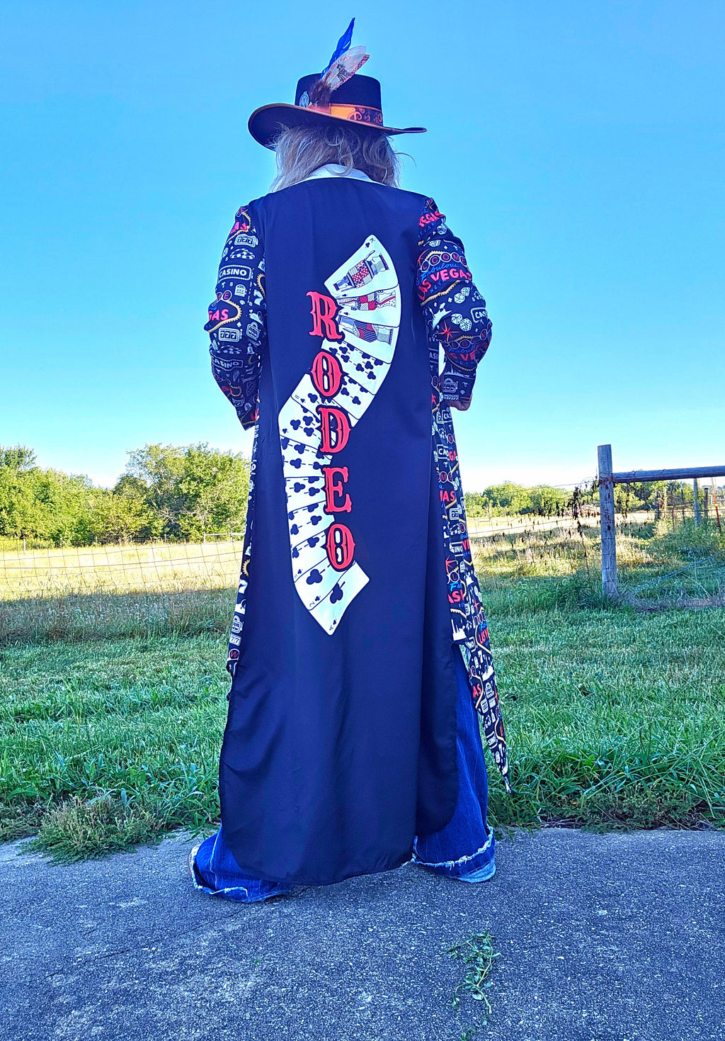 Baha Ranch Rodeo Vegas Women's Western Duster Dress