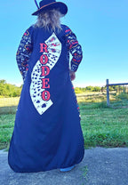 Baha Ranch Rodeo Vegas Women's Western Duster Dress