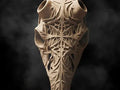 Graphic Deer Skull "Tribute" Antler Mount