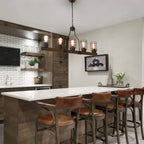 Farmhouse 5-Light Cage Rustic Chandelier