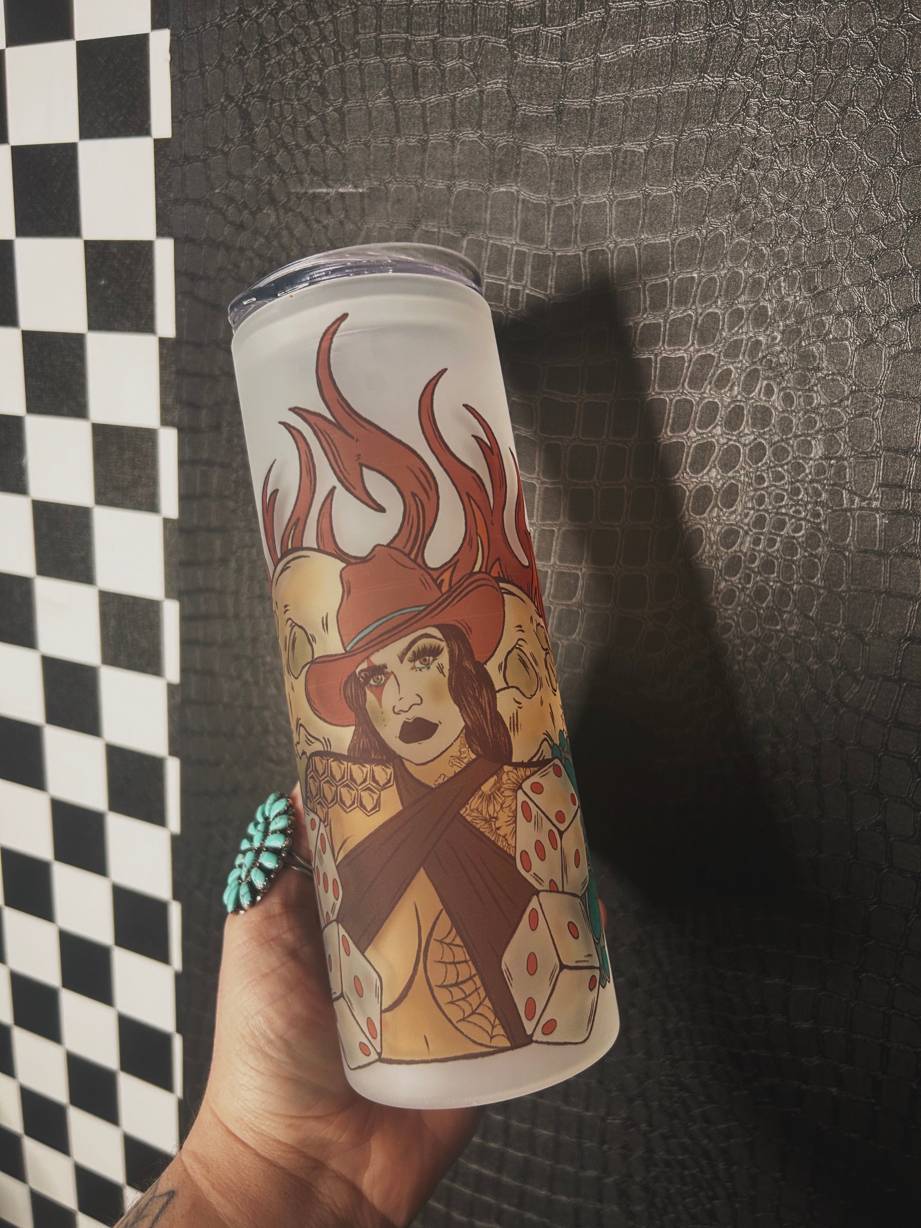 Sinner’s playground frosted Tumbler