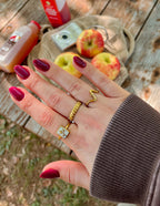 Flower Rectangular Ring