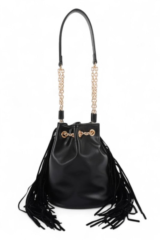 The Canyon Fringe Bucket Bag