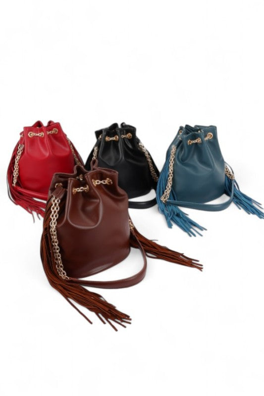 The Canyon Fringe Bucket Bag