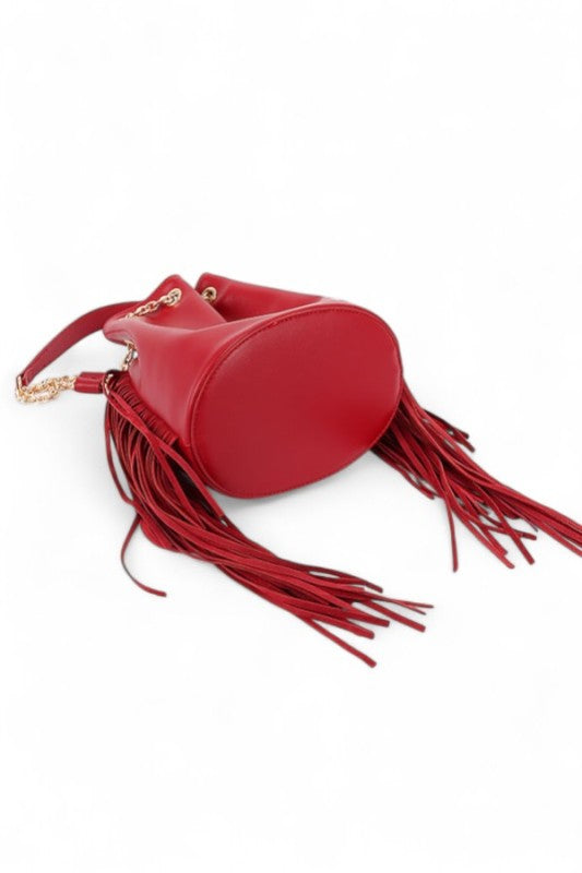 The Canyon Fringe Bucket Bag