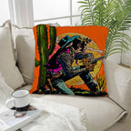 Wild West Cowboy Throw Pillow Case Made in America