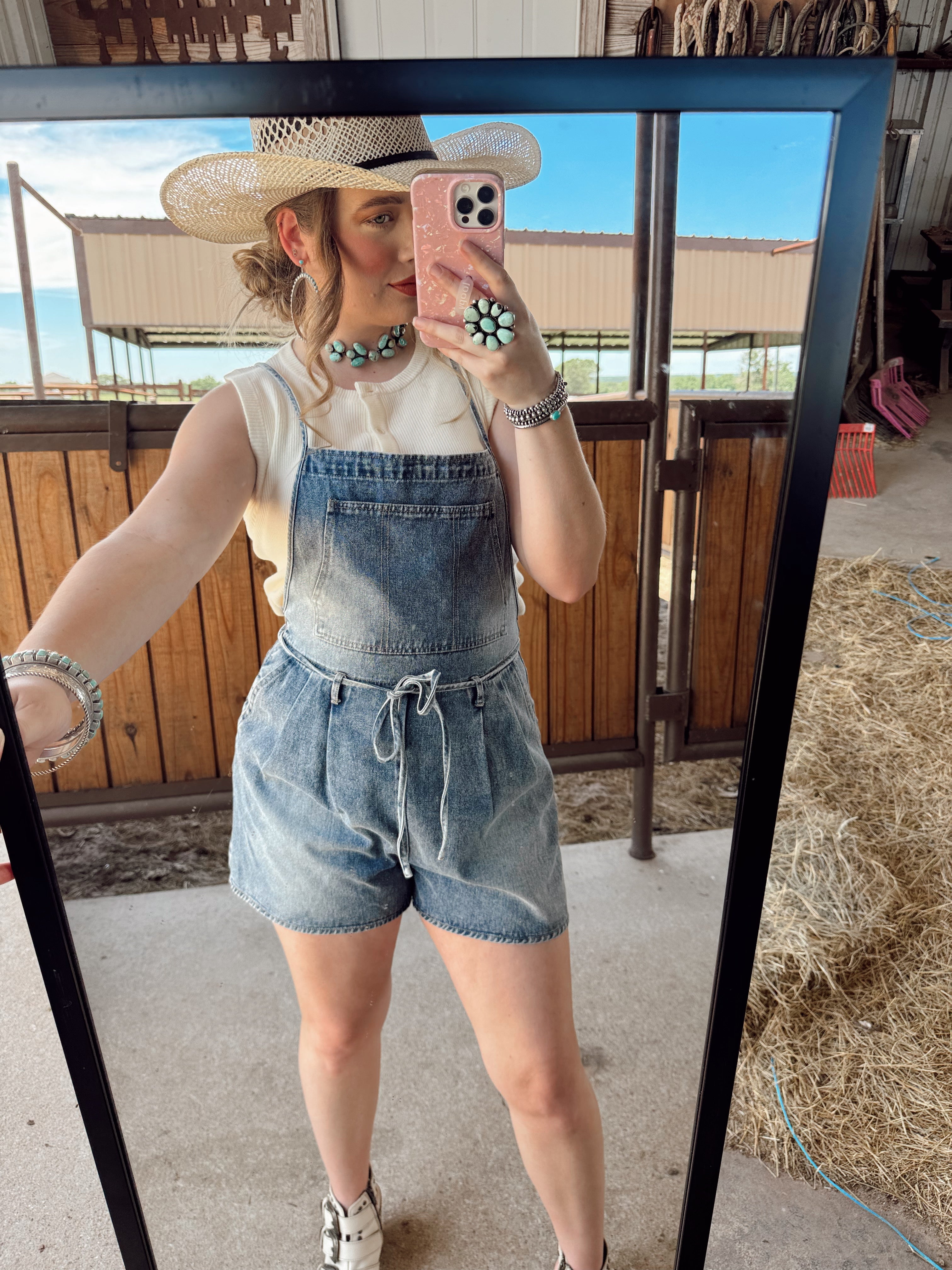 The Durango Denim Romper