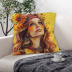 Retro Girl Pillow Case Made in America