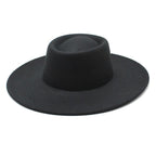 Ella Wide Brim Wool Jazz Hat – Stylish Felt Hat in 16 Colors