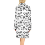 Baha Ranch Cowboy Print Women's Western Bath Robe